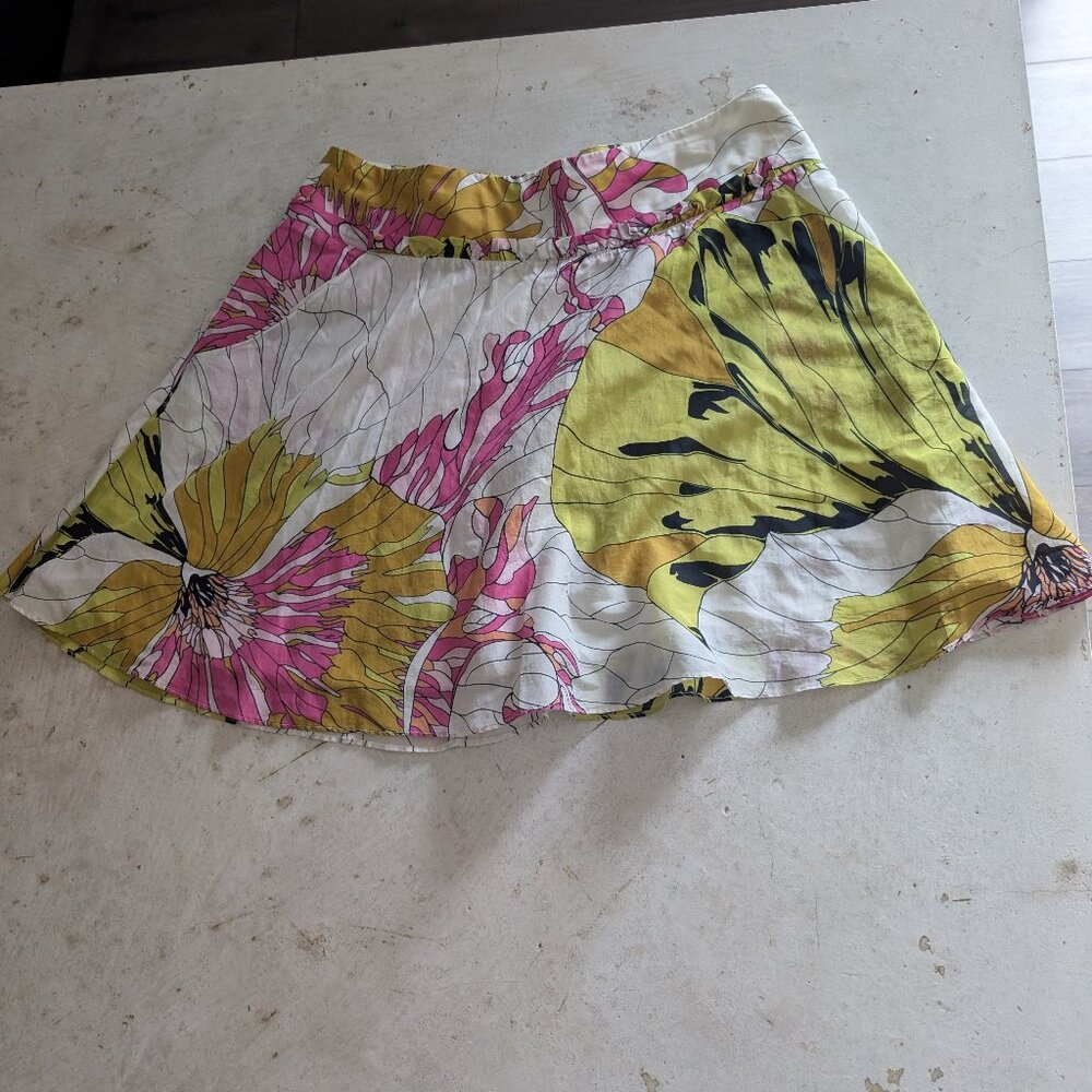 Elegant floral skirt by Leifnotes for Anthropologie
